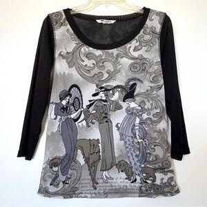 V●ᴥ●V

VintageY2K Nygard Collection Mesh Print Top